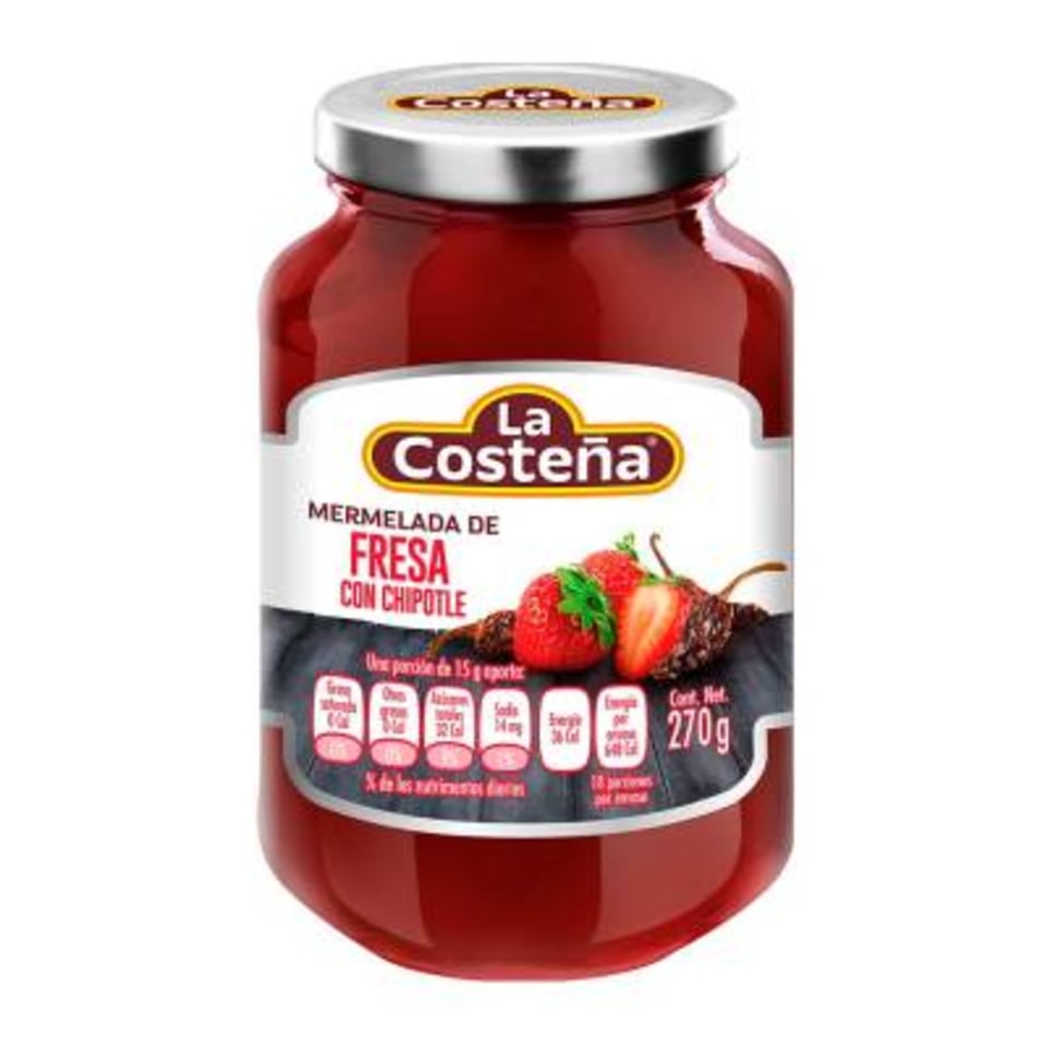 Mermelada La Costeña Fresa con Chipotle 270gr. -